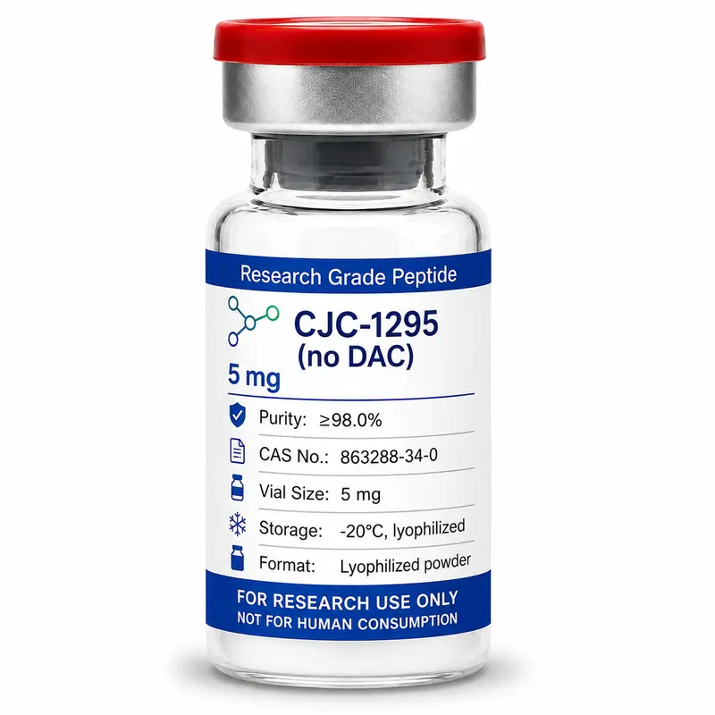 CJC-1295 (no DAC) research peptide vial