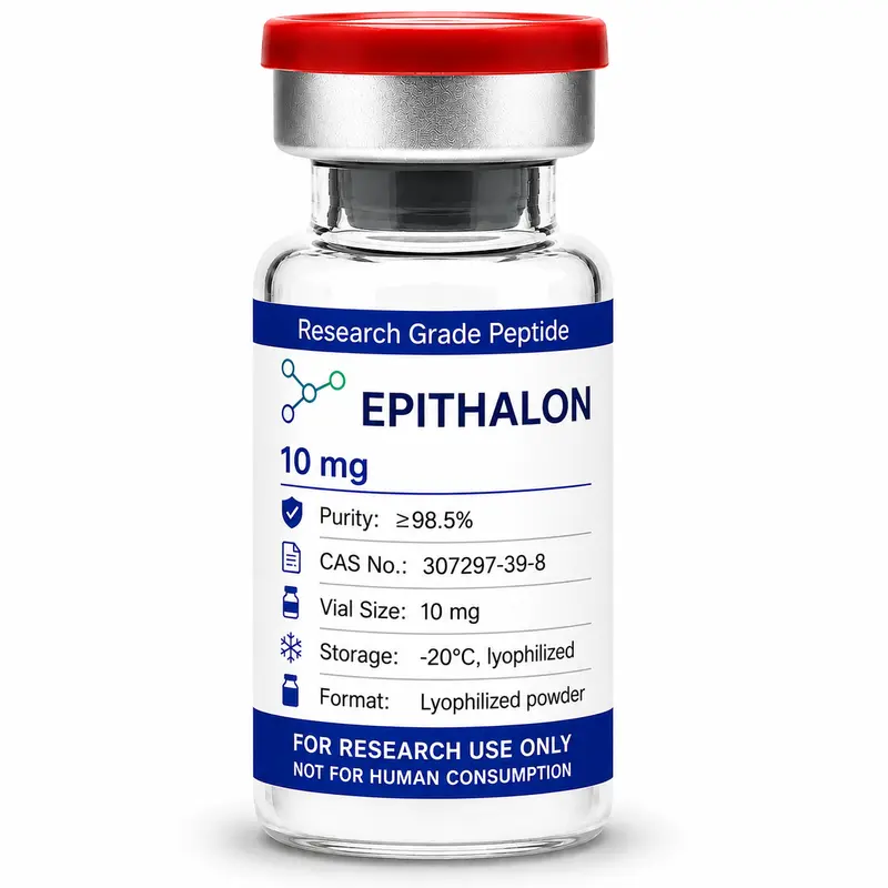 Epithalon research peptide vial
