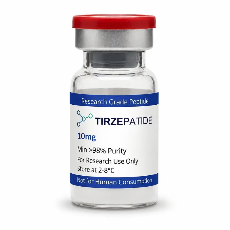 Tirzepatide research peptide vial